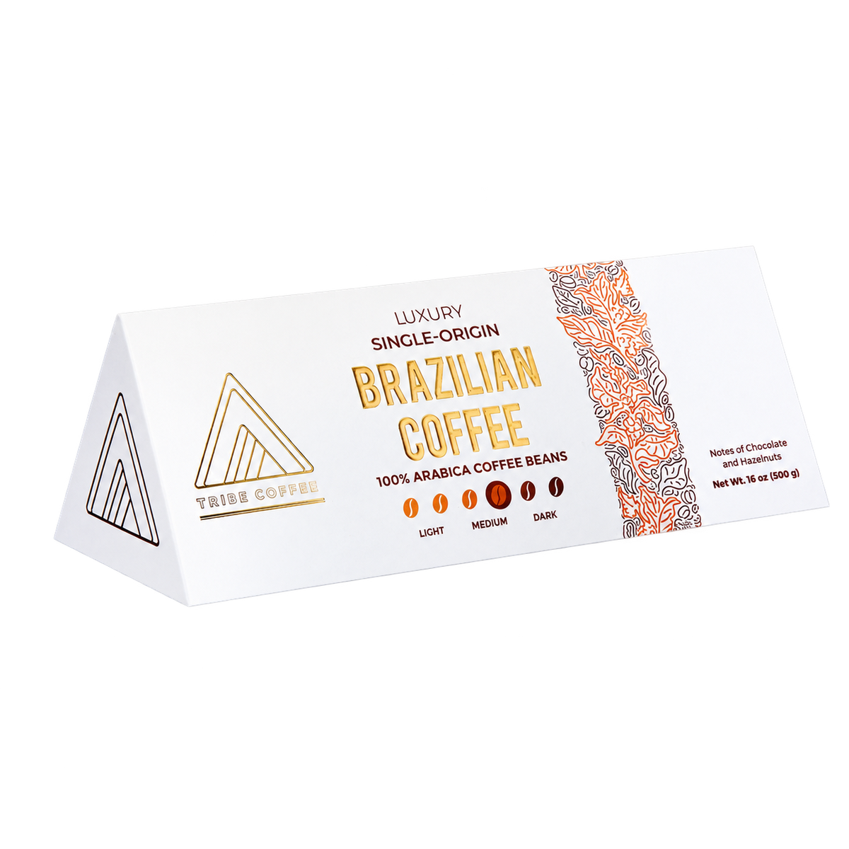 Tribe Coffee Brazilian Coffee Prism gift box