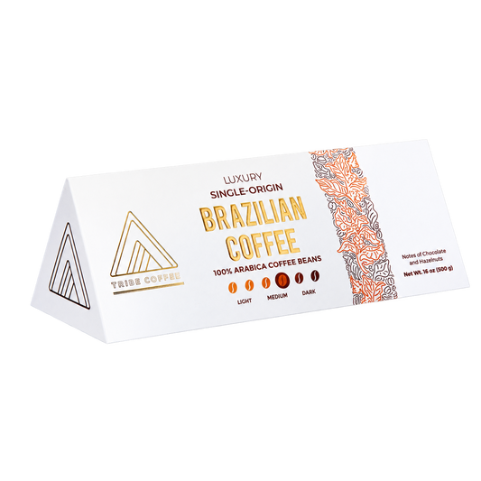 Tribe Coffee Brazilian Coffee Prism gift box